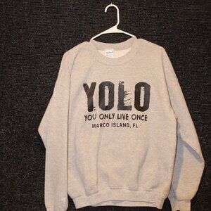 YOLO YOU ONLY LIVE ONCE MARCO ISLAND FLORIDA SIZE LARGE
